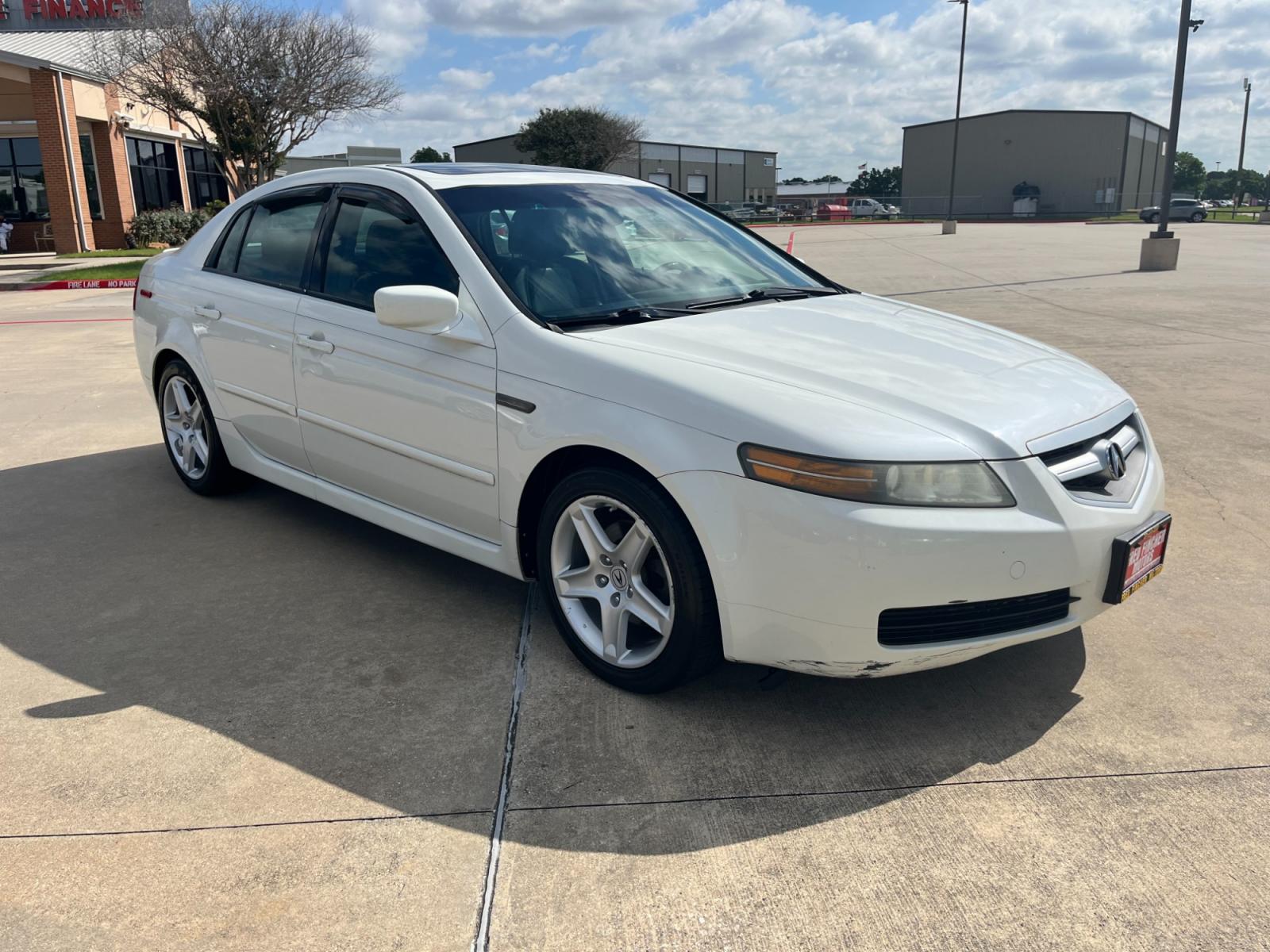 2006 white /TAN Acura TL 5-Speed AT (19UUA66206A) with an 3.2L V6 SOHC 24V engine, 5-Speed Automatic Overdrive transmission, located at 14700 Tomball Parkway 249, Houston, TX, 77086, (281) 444-2200, 29.928619, -95.504074 - Photo #0